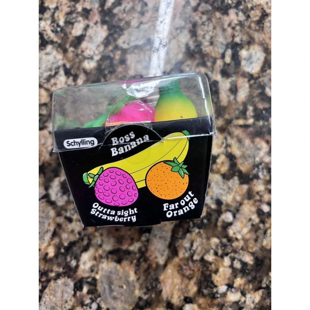 Needoh Groovy Fruit Authentic Squishy Nee Doh New